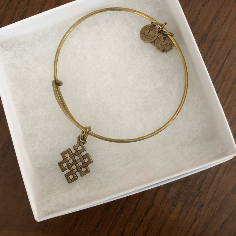 Alex and Ani endless knot bracelet